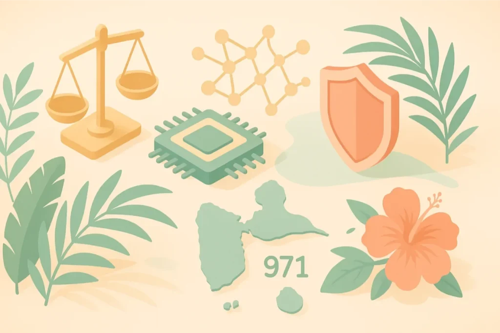 IA responsable 971 : Le guide complet pour une intelligence artificielle éthique en Guadeloupe 16 Illustration conceptuelle de l'IA responsable 971 en Guadeloupe